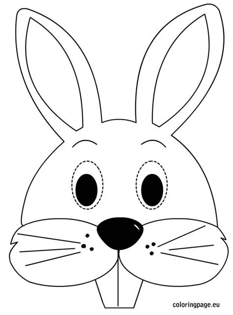 Bunny Head Printable